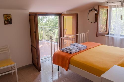 Casa Vacanze "Ro & Se" a Palinuro IT, Bandiera Blu anche per il 2024客房内的一张或多张床位