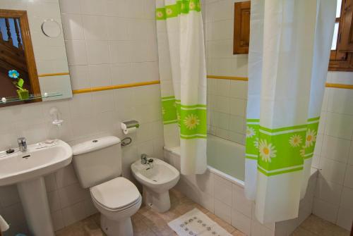 图里恩奥特拉尔德加乡村公寓的一间带卫生间和水槽的浴室