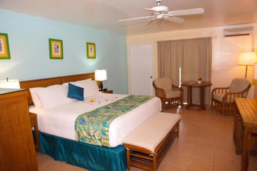 阿内加达岛礁酒店客房内的一张或多张床位