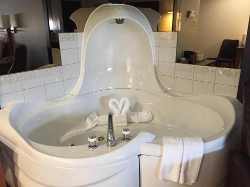 阿姆斯菲利酒店的一间浴室