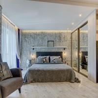 Black & White Apartment near Akropolis，位于维尔纽斯Fabijoniškės的酒店