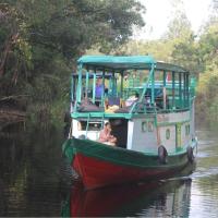 Orangutan Shaka Houseboat with cabin，位于庞卡兰布翁庞卡兰布翁机场 - PKN附近的酒店