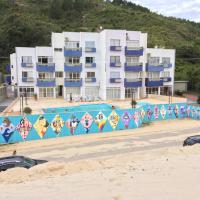 Via Praia Apart Hotel，位于弗洛里亚诺波利斯Joaquina Beach的酒店