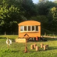 Shepherds Huts Ham Hill, 2 double beds, Bathroom, Lounge, Diner, Kitchen, LOVE dogs & Cats Looking out to lake and by Ham Hill Country Park plus parking for large vehicles available also great deals on workers long term This is the place to relax and BBQ，位于约维尔的酒店