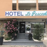 Hôtel Le Pescadou，位于滨海阿热莱斯Argeles Plage的酒店