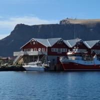 Bensvik Brygge，位于Værøy罗斯特机场 - RET附近的酒店