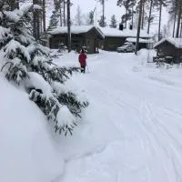 Beautiful lakeside Villa Vetojärvi，位于Pennala的酒店