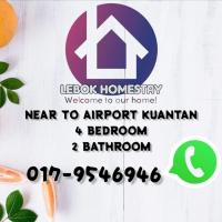 LEBOK HOMESTAY AIRPORT KUANTAN，位于关丹苏尔坦哈吉艾哈迈德沙阿机场 - KUA附近的酒店