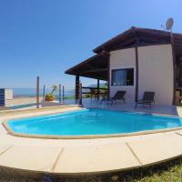 Vista espetacular, churrasqueira gourmet e piscina aquecida，位于伊利亚贝拉Piuva的酒店