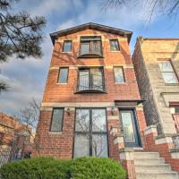 Third-Floor Chicago Condo Walk to CTA Stations!，位于芝加哥Illinois Medical District的酒店