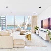 Most beautiful 3 BR apt in BLUEWATERS ISLAND, DUBAI，位于迪拜Bluewaters Island的酒店