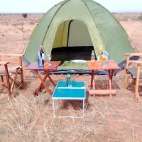 Amanya Double Pitch Tent with Mt Kilimanjaro View