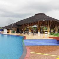 Urbanview Hotel Belitung Lodge Resto & Club House by RedDoorz，位于Simpang AmpatH.A.S. Hanandjoeddin Airport - TJQ附近的酒店