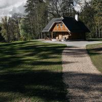 "Gaujmale" sauna house in nature，位于Iļķene的酒店