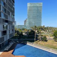 apartment luxe MMR，位于巴塞罗那Mar Bella Beach 的酒店