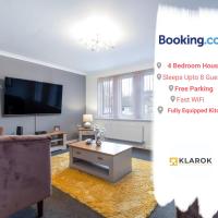 LONG STAYS 30pct OFF - Spacious 4Bed - Sports Channels - Parking By Klarok Short Lets & Serviced Accommodation