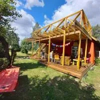Kuberi Retro Holiday Home I Sauna Possibility，位于Pedja的酒店