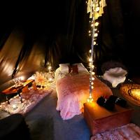 Glamping in - luxury tent