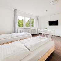 RAJ Living - 1 or 3 Room Apartments - 30 Min Messe DUS，位于杜伊斯堡Neudorf-Nord的酒店
