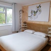 Beautiful double bedroom in shared flat near Olympic Park in Stratford London，位于伦敦Forest Gate的酒店