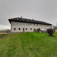 Schöne Wohnung am Bauernhof，位于Lehen的酒店