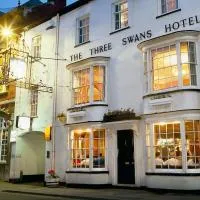 The Three Swans Hotel, Market Harborough, Leicestershire，位于哈波罗集市的酒店