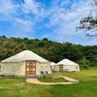 直島町ふるさと海の家 つつじ荘 -SeaSide Park Stay Tsutsujiso-，位于直岛町的酒店