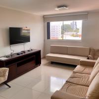 Apartamento perfeito, bem localizado, confortável, espaçoso e com bom preço insta thiagojacomo，位于戈亚尼亚Setor Aeroporto的酒店