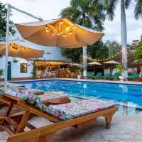 Entre Palmas Casa Hotel，位于圣菲德安蒂奥基亚的酒店