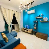 Cozy 3BR Apartment with Free Netflix，位于峇六拜槟城国际机场 - PEN附近的酒店