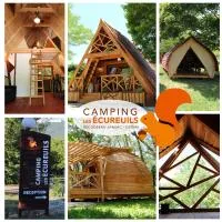 Habitat Créateur - Hébergements insolites au camping municipal "Les Ecureuils"，位于Recoubeau的酒店