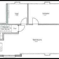 NEU! Ferienwohnung Walnusstraum，位于Plaaz的酒店