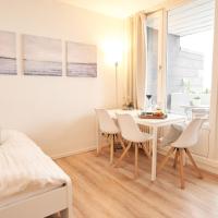 Gemütliches und helles Studio Apartment mit Balkon, Badewanne, WLAN, Parkplatz，位于不莱梅瓦尔的酒店