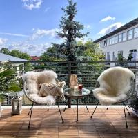 BALI HOME Stylische Wohnung mit Terrasse，位于舍讷费尔德Berlin Brandenburg Airport - BER附近的酒店