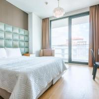 Cozy Studio Flat w Balcony 10 min to Marmara Forum，位于伊斯坦布尔Merter的酒店