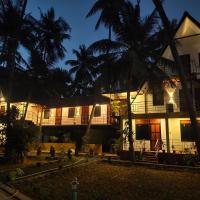 PV Cottages Serenity Beach，位于蓬蒂切里Pondicherry Beach的酒店
