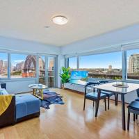 Bridge View 2 Bed Apartment at Kirribilli，位于悉尼基利比里的酒店