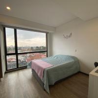 Apartamento mediano Soho 39 doble acomodación，位于波哥大国际中心区的酒店