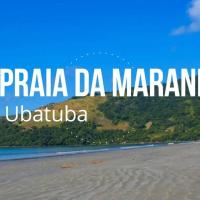 Apto para 5 pessoas em Maranduba (Ubatuba/SP)，位于乌巴图巴Praia da Maranduba的酒店