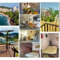 Apartamento em Guarujá Praia do Tombo, 300mts do mar - TOMBO BEACH HOST，位于瓜鲁雅Praia do Tombo的酒店