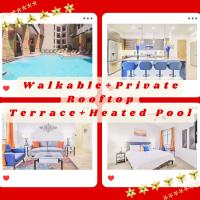 Private Rooftop Terrance-Walk Score 81-Shopping District-King Bed-Parking 4020，位于斯科茨Scottsdale Airport - SCF附近的酒店