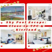 Rooftop Pool with Mountain Views & King Beds with Parking 1123，位于斯科茨Scottsdale Airport - SCF附近的酒店
