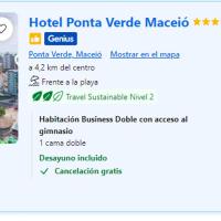 Maceio Ponta Verde，位于蒙得维的亚Buceo的酒店