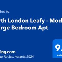 North London Leafy - Modern 2 large Bedroom Apt