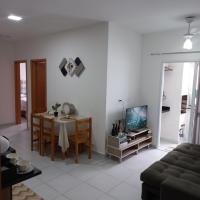 Apartamento para 6 pessoas bairro pereque mirim，位于乌巴图巴Praia Pereque-Mirim的酒店