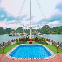 Le Journey Calypso Pool Cruise Ha Long Bay，位于下龙湾团洲港的酒店