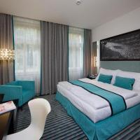 布拉格红与蓝设计酒店，位于布拉格斯密彻夫的酒店