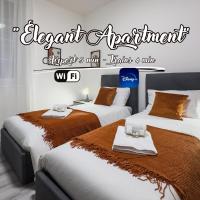 [Elegant Apartment] Airport 5min • A/C • Disney+，位于热那亚热那亚哥伦布机场 - GOA附近的酒店