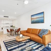 Stylish 2-Bed with Rooftop BBQ, Pool & Gym，位于布里斯班纽斯特德的酒店