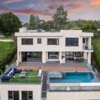 Spectacular Views: Exquisite Villa, Pool, Jacuzzi!，位于洛杉矶Bel Air 的酒店